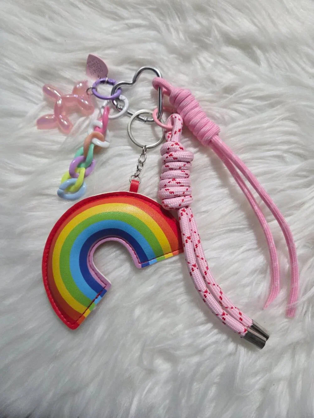 Rainbow Design Keychain